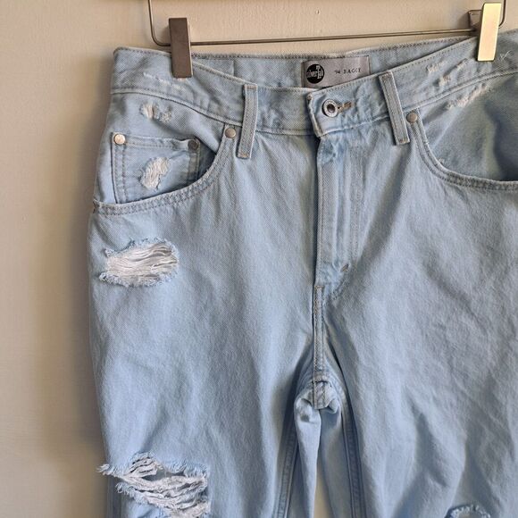 Levi's Light Blue Boyfriend Jeans - Picture 2 of 12